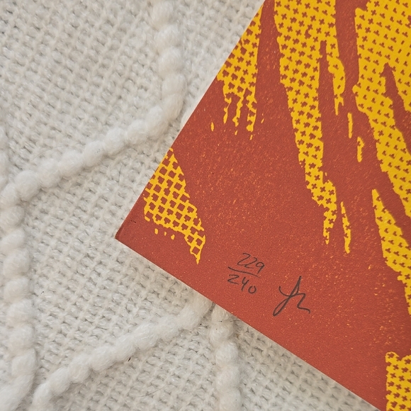 CAKE Concert Poster with Tiger and Woman - Picture 2 of 7